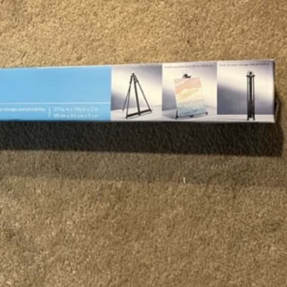 Artist's Loft Fold-Away Aluminum Lightweight Easel Holds Canvases Up to 20" - Picture 4 of 9
